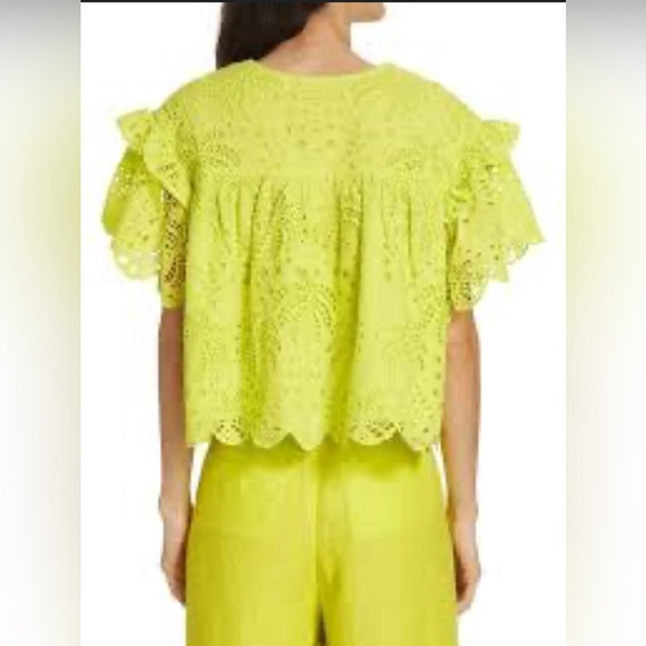 Farm Rio
Lime green palm tree richilier top - Picture 2 of 5